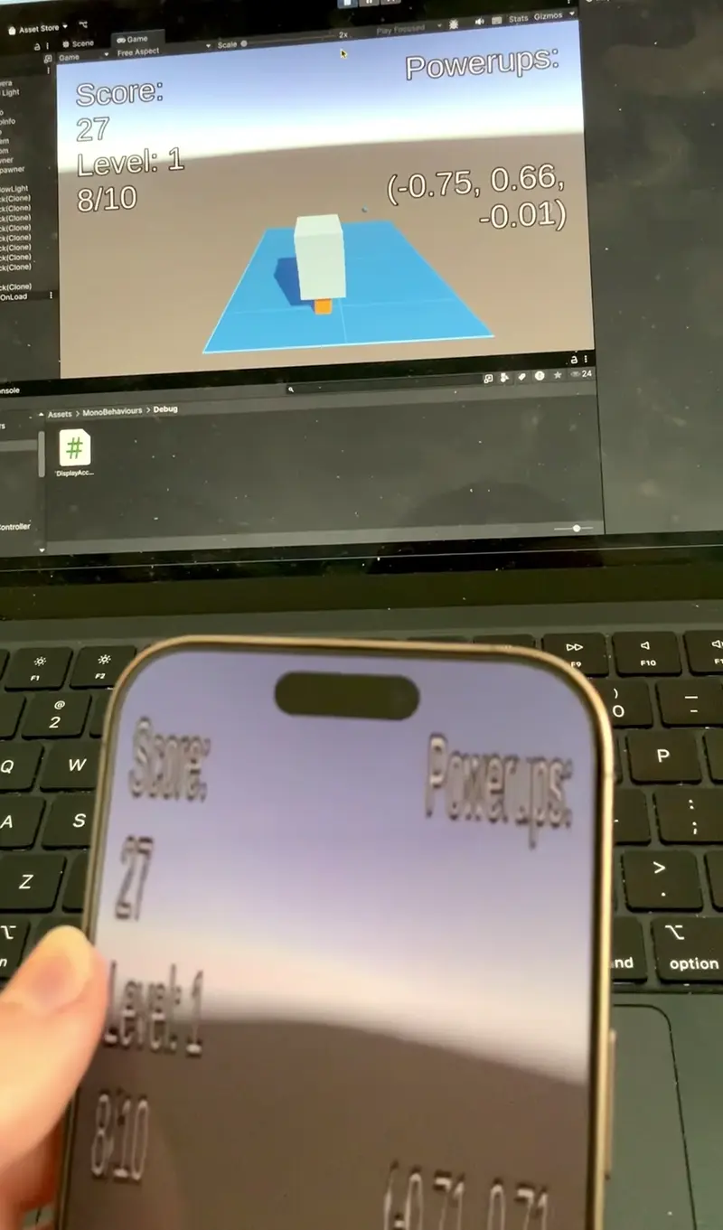 Shoutout to gravity for the tilt controls!