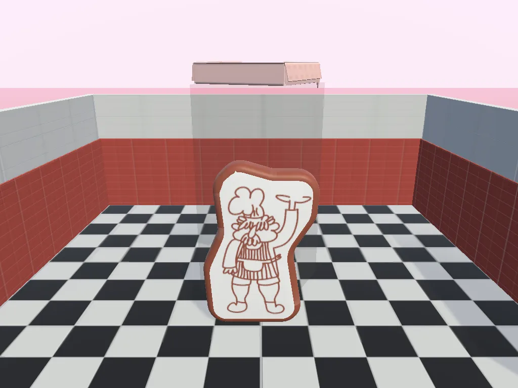 The Tetris-like block shadow